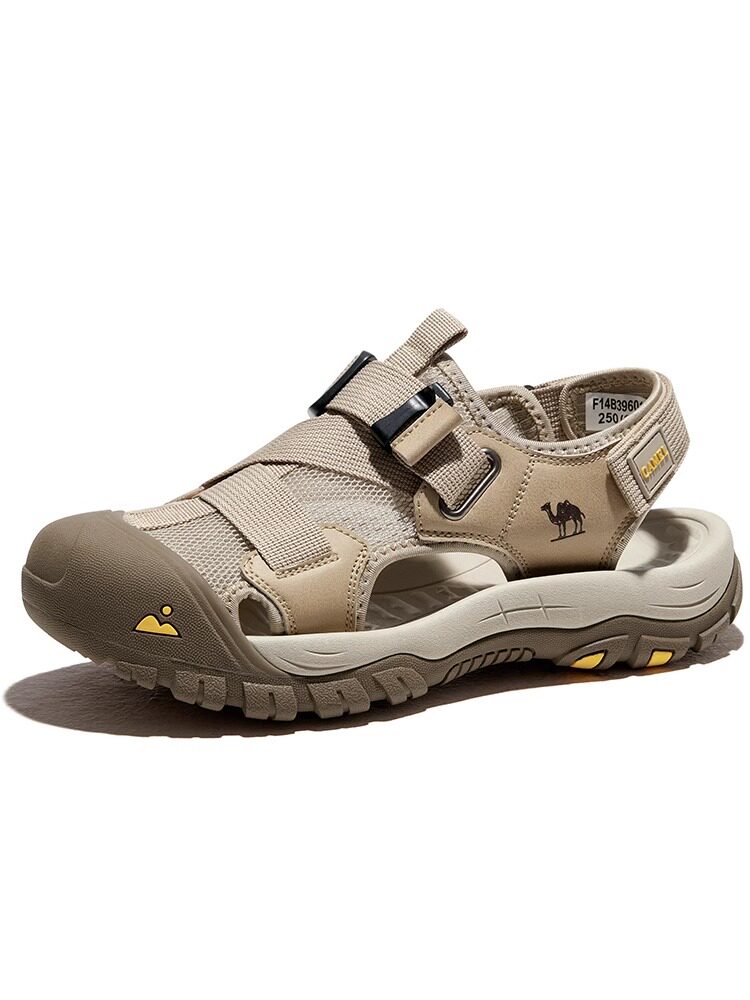 CAMEL SHOES CASUAL SANDALS 2024 SUMMER NEW WEARABLE NON-SLIP OUTDOOR BAOTOU HIKING SPORTS BEACH SHOES