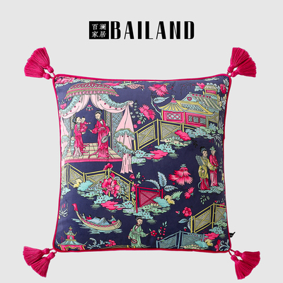 百澜家居抱枕靠垫腰枕PP棉客厅