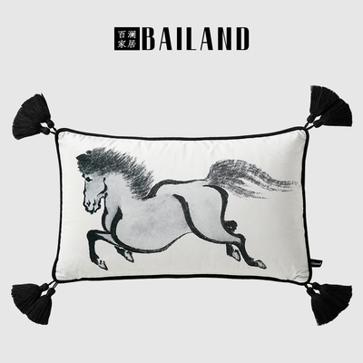 百澜家居抱枕靠垫腰枕PP棉客厅