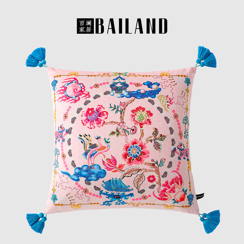 百澜家居抱枕靠垫腰枕PP棉客厅