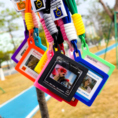 反转胶卷5x5cm光影片挂件钥匙扣保护壳塑料相框礼物3D打印保护套