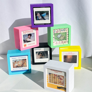 135胶卷观片灯光影片反转胶片相框摆件高清底片胶片夹充电小夜灯
