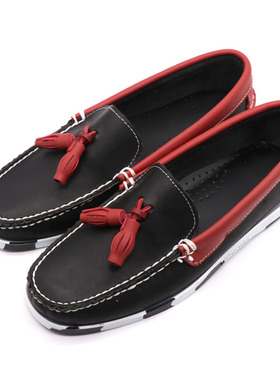 原单正品PLDNAKUM SEBAGO帆船鞋英伦手工牛皮鞋休闲皮鞋小丑鞋