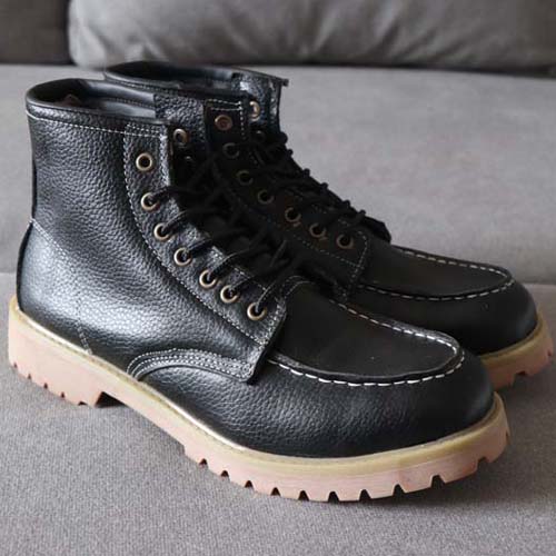 外贸头层牛皮靴英伦红沙漠靴