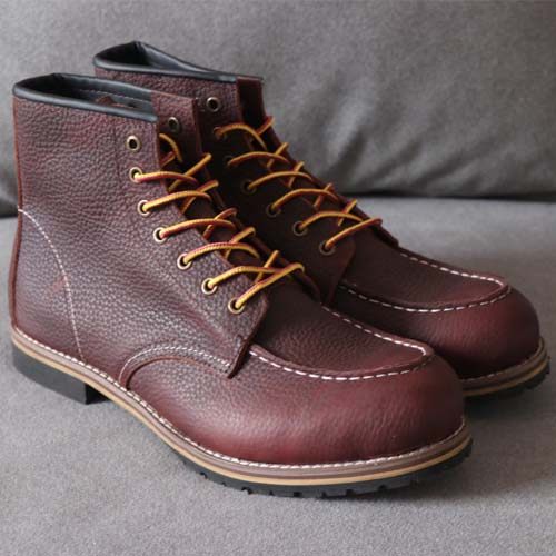户外休闲工装靴P.SEBAGO Red红winq男英伦牛皮鞋 雪地男靴子马丁