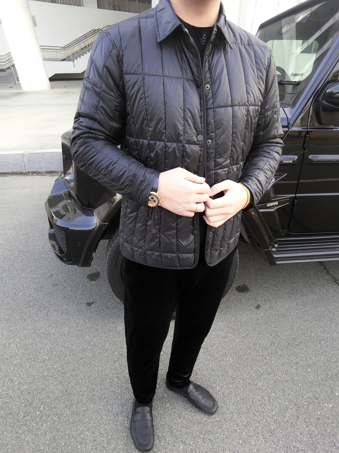 黑武士日系男翻领羽绒棉棉服冬季