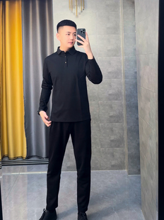 Polo修身 秋冬新款 加绒加厚纯色垂顺抗皱商务休闲百搭长袖 男士 衬衫