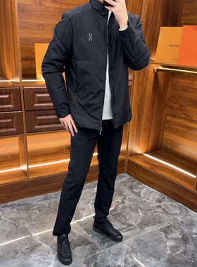 25217立领商务秋冬加棉加厚商务休闲男直下摆常规款棉服夹克外套