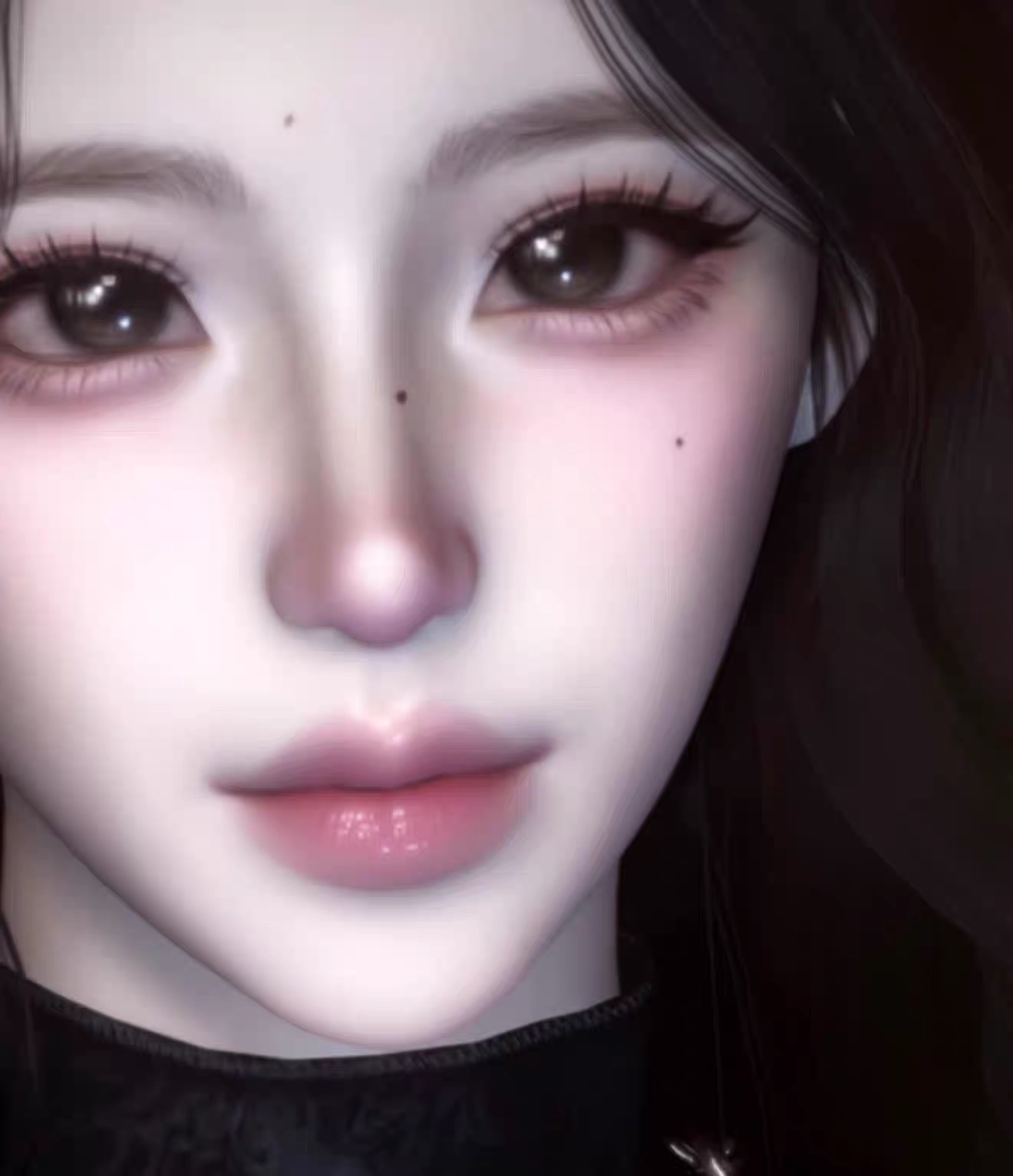 芭菲 捏了个好喜欢的嘴巴 Lannana 燕云十六声捏脸女 端游手游