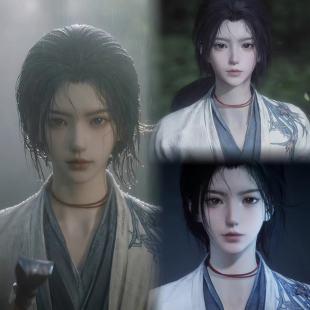 卷毛狒狒 发2 清晨 16岁少东家 燕云十六声捏脸女通用 少年时