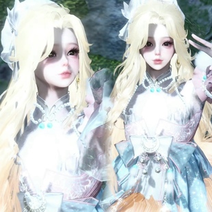 李李呀 逆水寒手游捏脸铁衣素问九灵神相龙吟血河碎梦女通用 泡泡