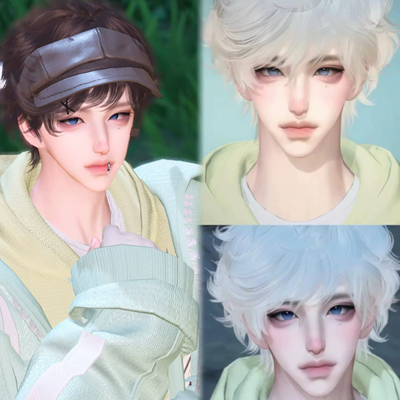 娇娇的脸 清雪吖 逆水寒手游捏脸全职业男通用 原版