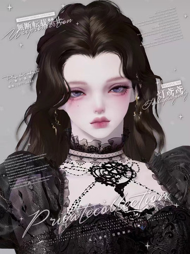 灯鸢鸢限售【紫啧】天刀手游天涯明月刀手游成女捏脸经典赛季服