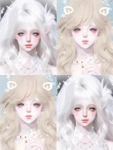 发2 小忧 圣洁 恋如雨止 逆水寒手游捏脸女通用