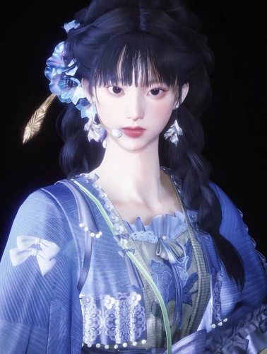 海粼 脸蛋滑滑 短短小猫脸一枚 燕云十六声捏脸女 端游手游通用