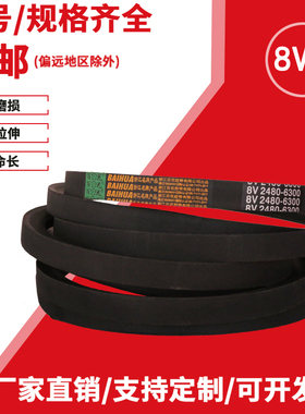 百花BAIHUA三角带8V3073-10800破碎机造纸电厂联组工业机带SPC/D