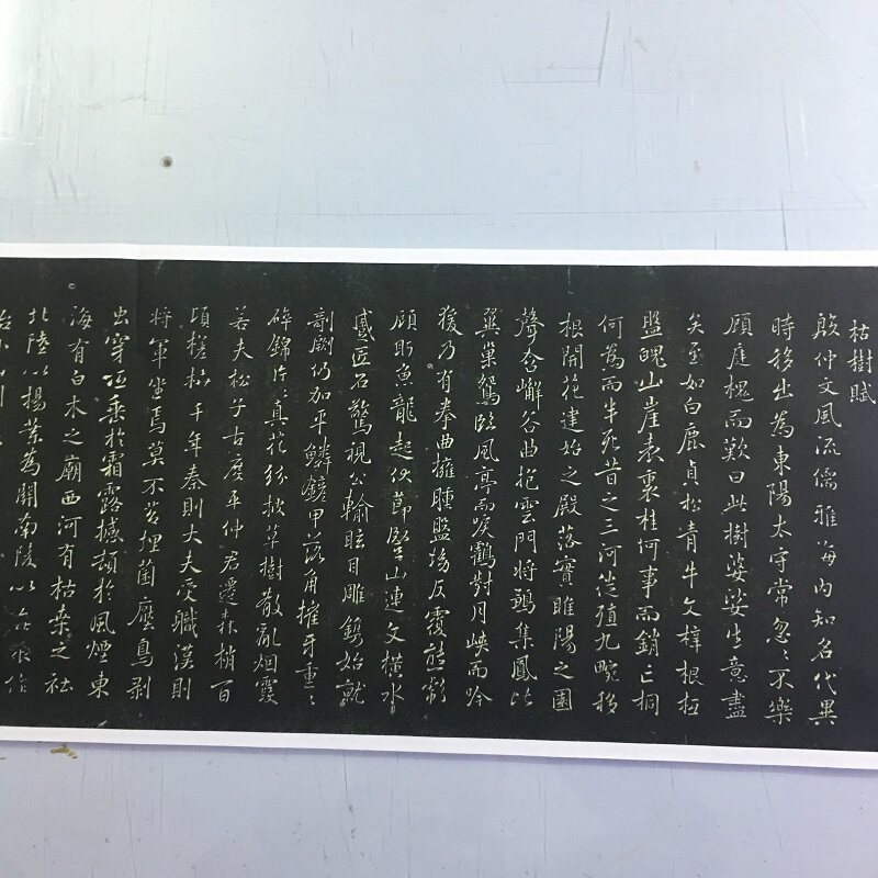 褚遂良枯树赋复古书法字