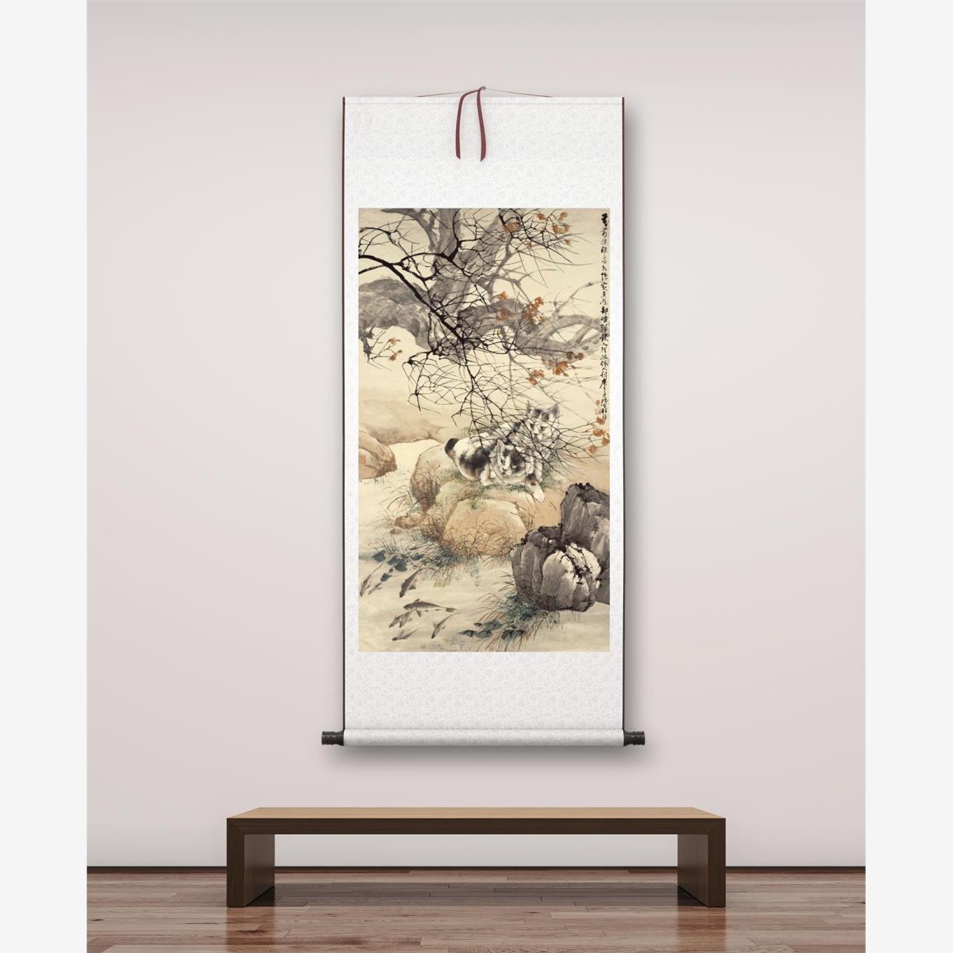 新品清海派书画大师程璋