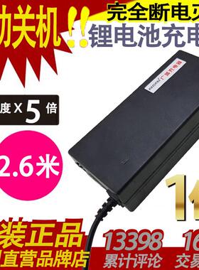 锂电池充电器54.6V48V3A5A滑板车独轮车哈雷电动车充