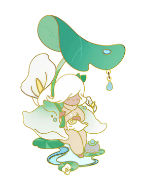 Sky光遇正版周边 马蹄莲花憩徽章 全新未拆封 现货