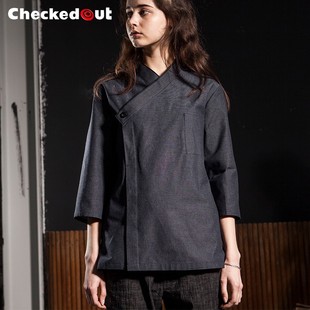 日式厨师服新疆棉厨师工作服男料理餐饮工作服日料店工作装料理服