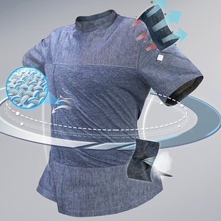 华夫格厨师工作服短袖男酒店饭店餐饮后厨房工装厨师服夏定制LOGO