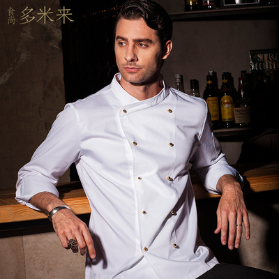 烘焙秋季厨师工作服透气薄款定制