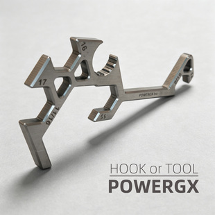POWERGX 钛合金多功能TITANIUM工具探棒 深潜流钩 潜水调节器拆卸