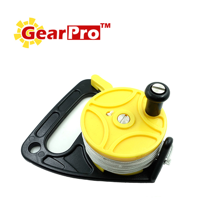GearPro 46米 潜水 象拔用 把手线轮 潜水用配件 洞穴牵引绳现货