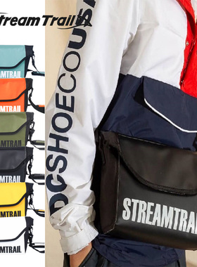 Stream Trail 日本潮牌经典复古防水邮差包 Bream 翻盖斜挎单肩包