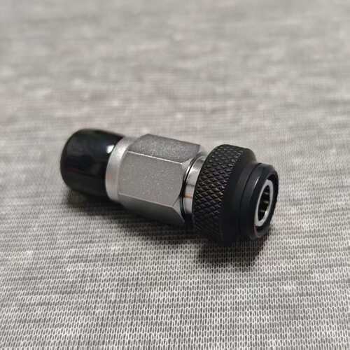 潜水二级头管转接头改BC充气管倒T按钮方便冷水域厚手套使用AD-75