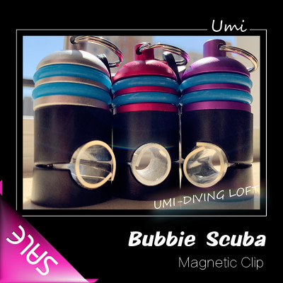 BUBBLESCUBA呼吸调节器磁夹管夹