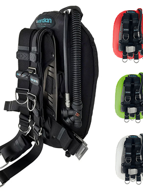 HOTDIVE新款背飞浮力BCD控制器32磅单瓶水肺潜水AOW休闲碳纤板