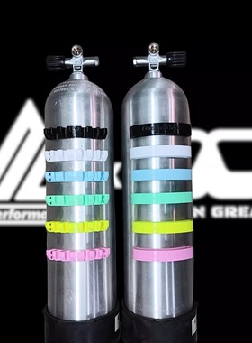 OceanGreat OHT水肺潜水侧挂双瓶管线收纳组快拆安装松紧弹力绳OG