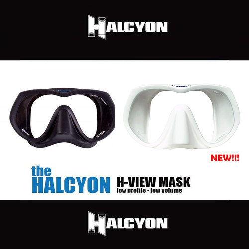 低容积Halcyon水肺面镜新款