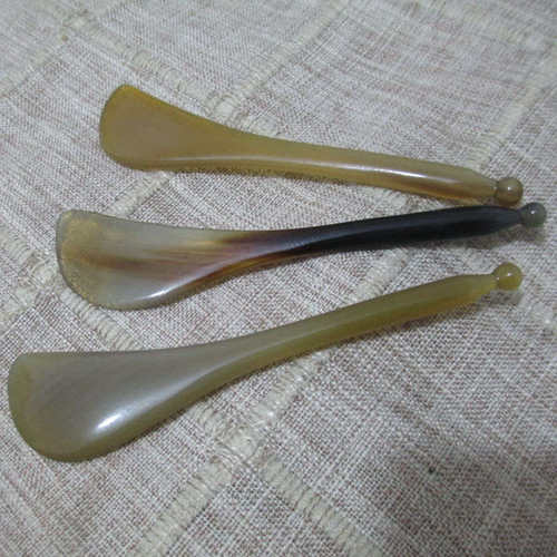 天然牛角按摩棒眼部刮痧板刻字女