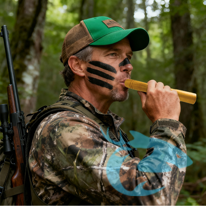 出口国外实木手工野猪哨发音哨儿童玩具狩猎装备哨Wild Hog Call