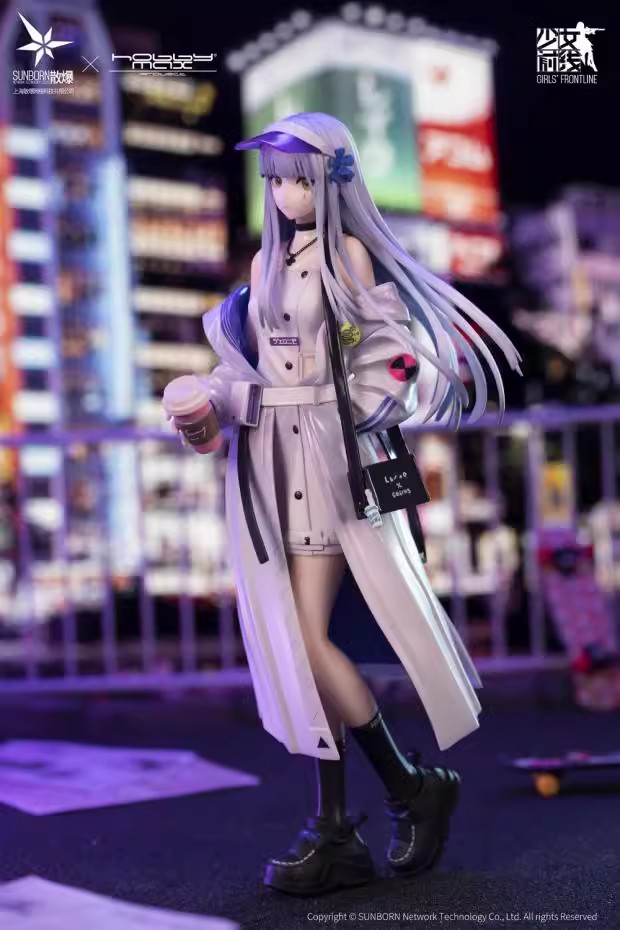 【正品】Hobbymax 少女前线 HK416 白色尼格罗尼 手办