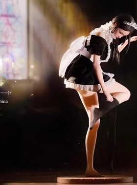 【定制GK手办】 She is real Bearpanda 女仆Lou LL超写实手办