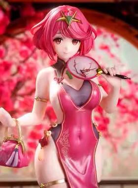 【定制GK手办】东方人型 异度神剑2 焰 Homura 旗袍版雕像