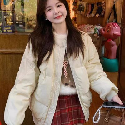 学院棉衣时尚2025年冬季新款