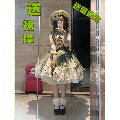 绿野仙踪优雅lolita裙洛丽塔裙日常轻lo田园可爱田园风少女公主裙