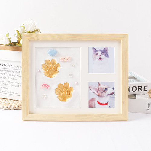 宠物爪印纪念diy脚印相框