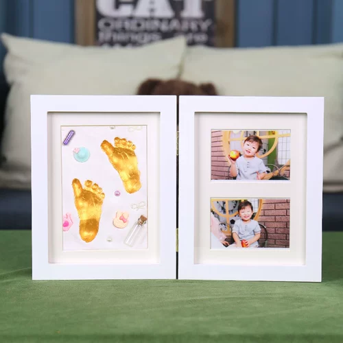 Детские отпечатки рук и ног, чернильная подушечка, сувенир, детская фоторамка для новорожденных, «сделай сам», подарок на день рождения