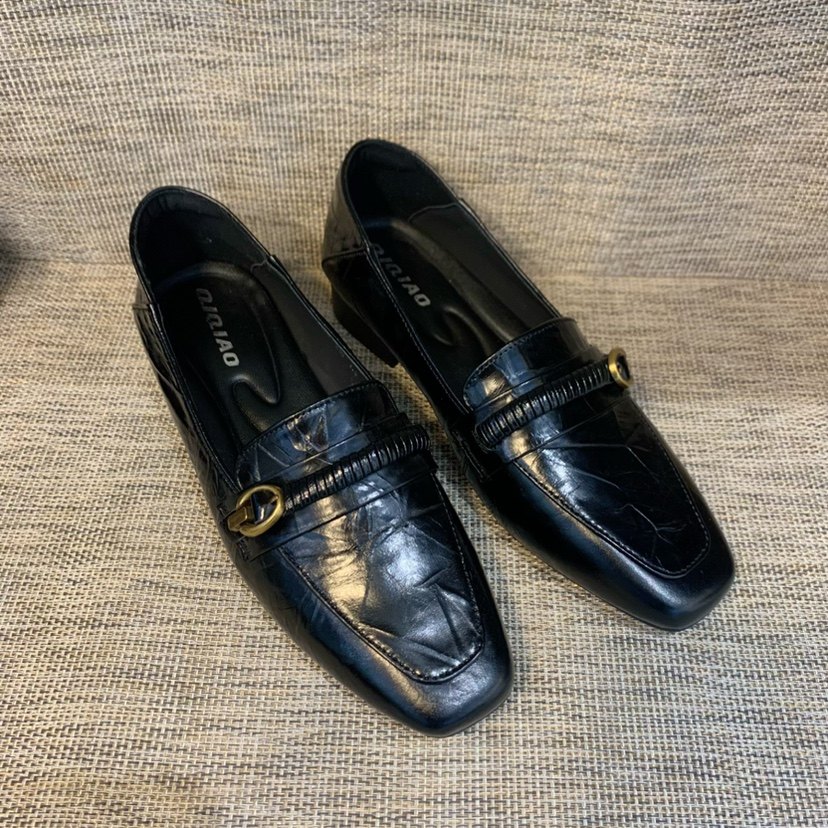 复古真皮玛丽珍鞋平底2026新款春秋牛皮棕色软底浅口女鞋低跟单鞋,女鞋,玛丽珍鞋,淘宝优惠券,粉丝福利购,淘宝优惠卷