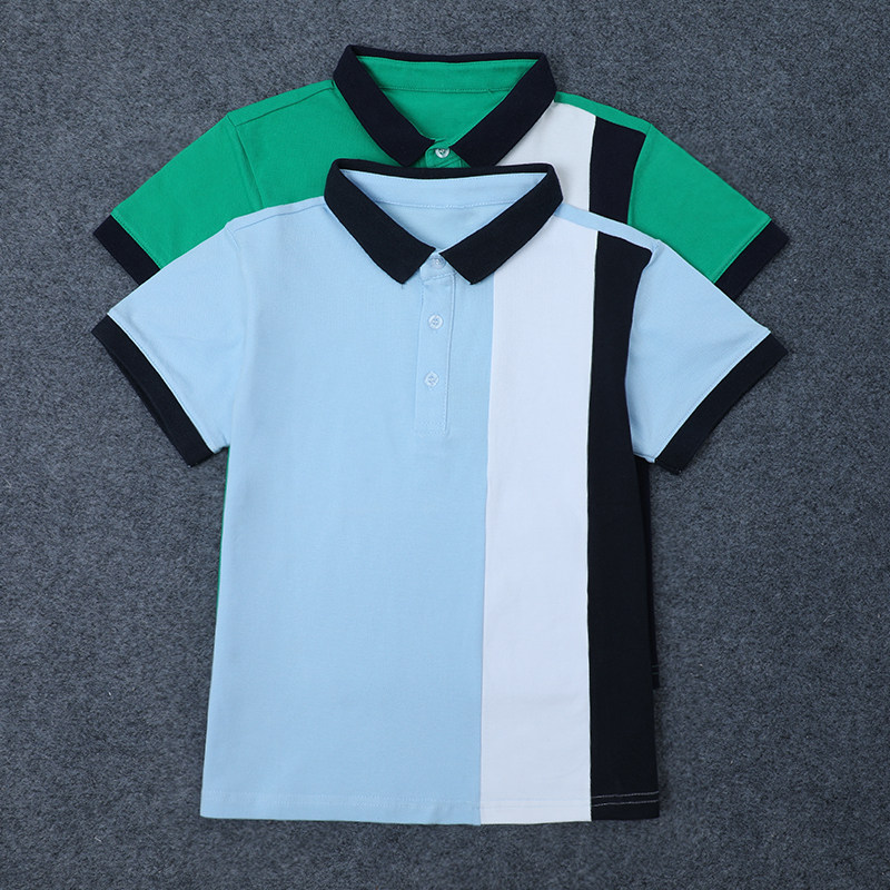 夏季童装校服POLO衫学生T恤