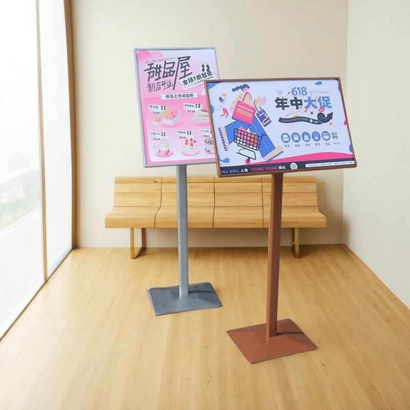 窄边款立牌立式海报架落地水牌商场导购立牌POP支架Kt板广告牌架,商业/办公家具,广告牌/标识牌,淘宝优惠券,粉丝福利购,淘宝优惠卷