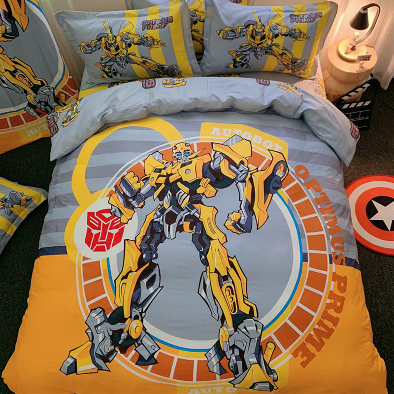 100%纯棉被套单件1.5m学生宿舍儿童卡通可爱男女孩全棉床单罩枕套