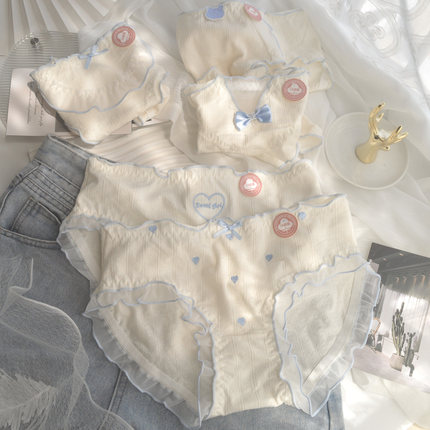 7A抗菌婴儿棉纯色甜美内裤女纯棉少女学生中腰透气女三角裤A类棉