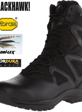 美国黑鹰Blackhawk  V底 CORDURA 轻便防水透气高帮沙漠战术靴
